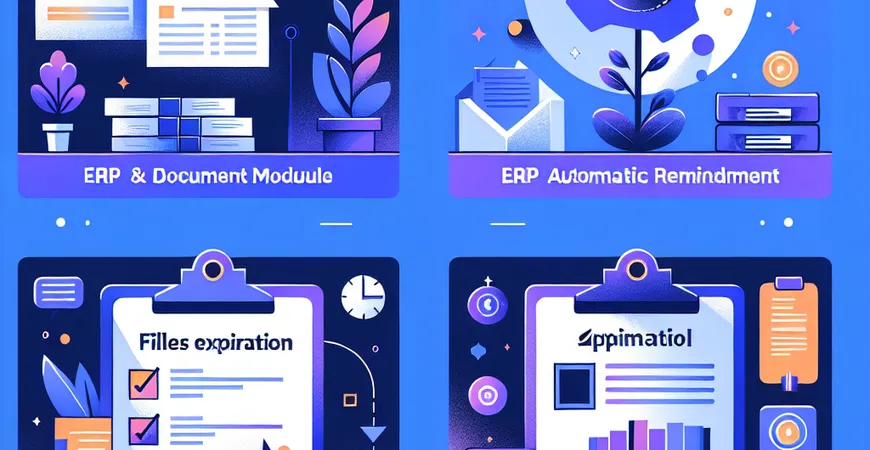  工艺文件过期？ERP文档模块的自动提醒机制  